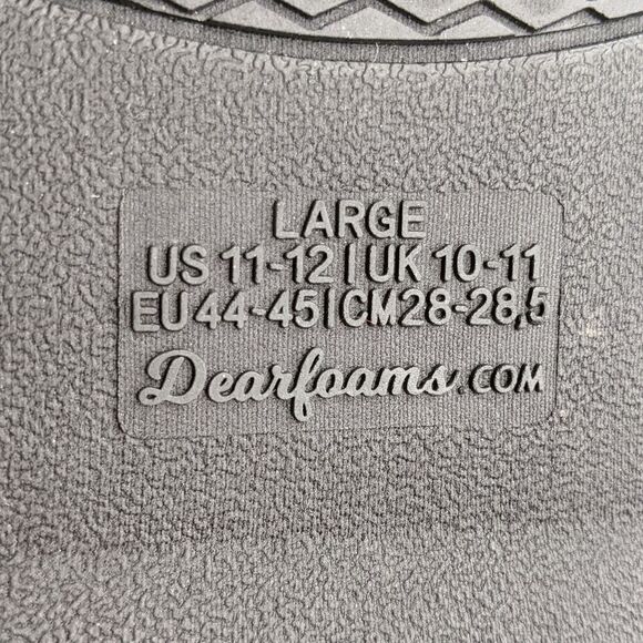 NIB Dearfoams Eli Microsuede Moccasin Slipper w/ Whipstitch - Size Large (11-12) - Picture 9 of 13